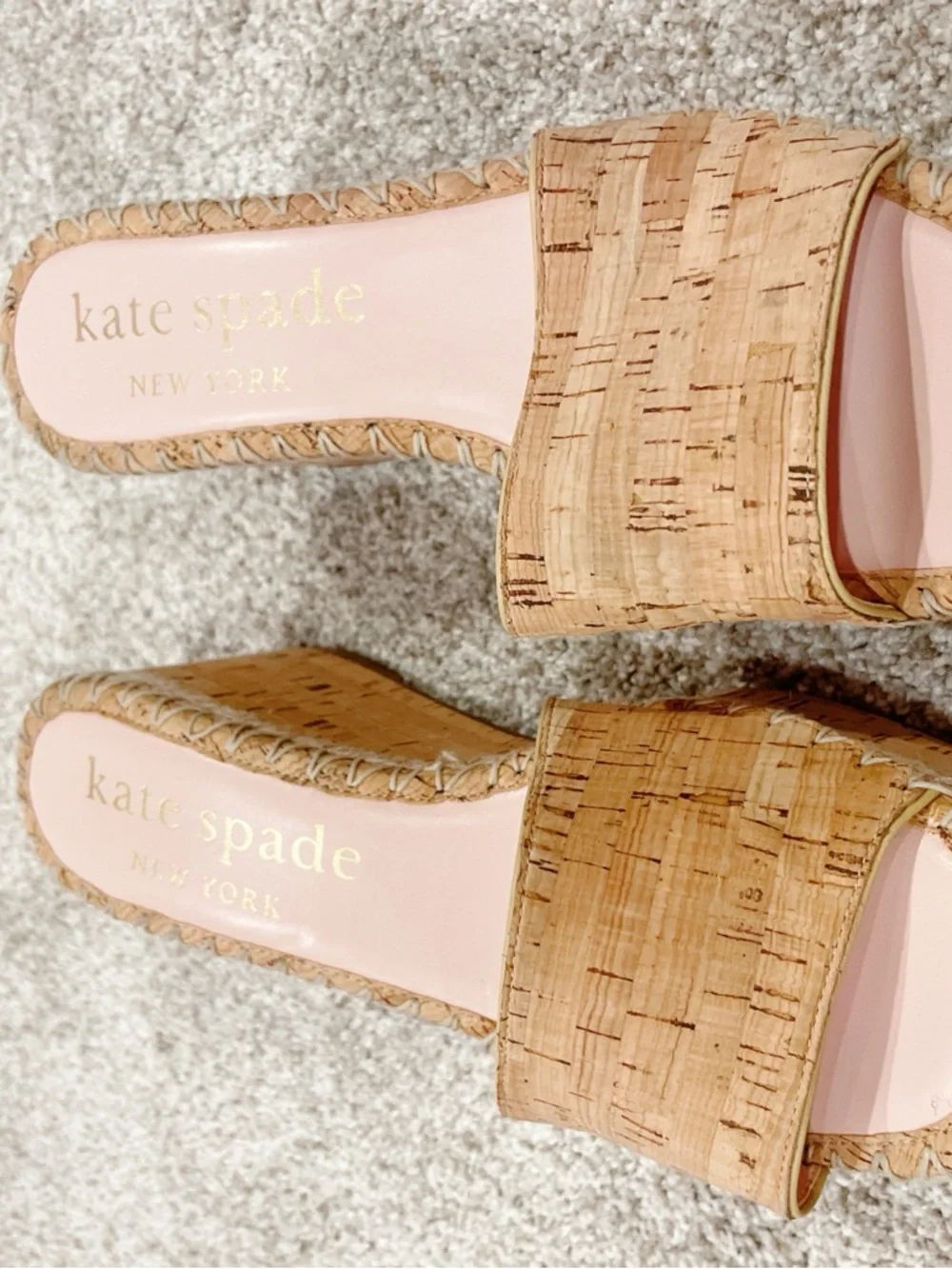 Kate Spade New York Women's Cosette Cork Espadrille Platform size 9
